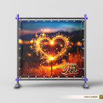 New Year Celebration Backdrop