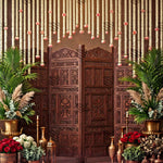 Heirloom Timber Entrance Photography Backdrop