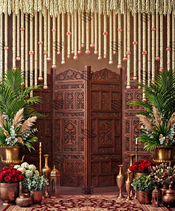 Heirloom Timber Entrance Photography Backdrop for Studio Shoots