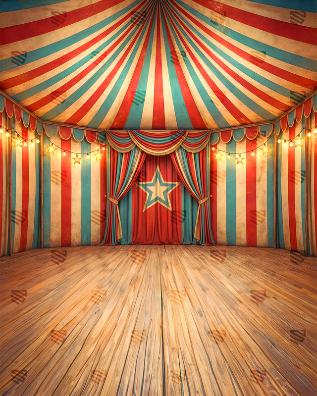 Heritage Big Top Theatre - Podcast Backdrop