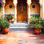 Blossoms of Tradition Backdrop