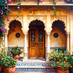 Heritage Courtyard Backdrop