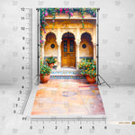 Courtyard Photography Backdrop