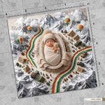 Himalayan Unity Expedition Newborn Baby Photography Backdrop