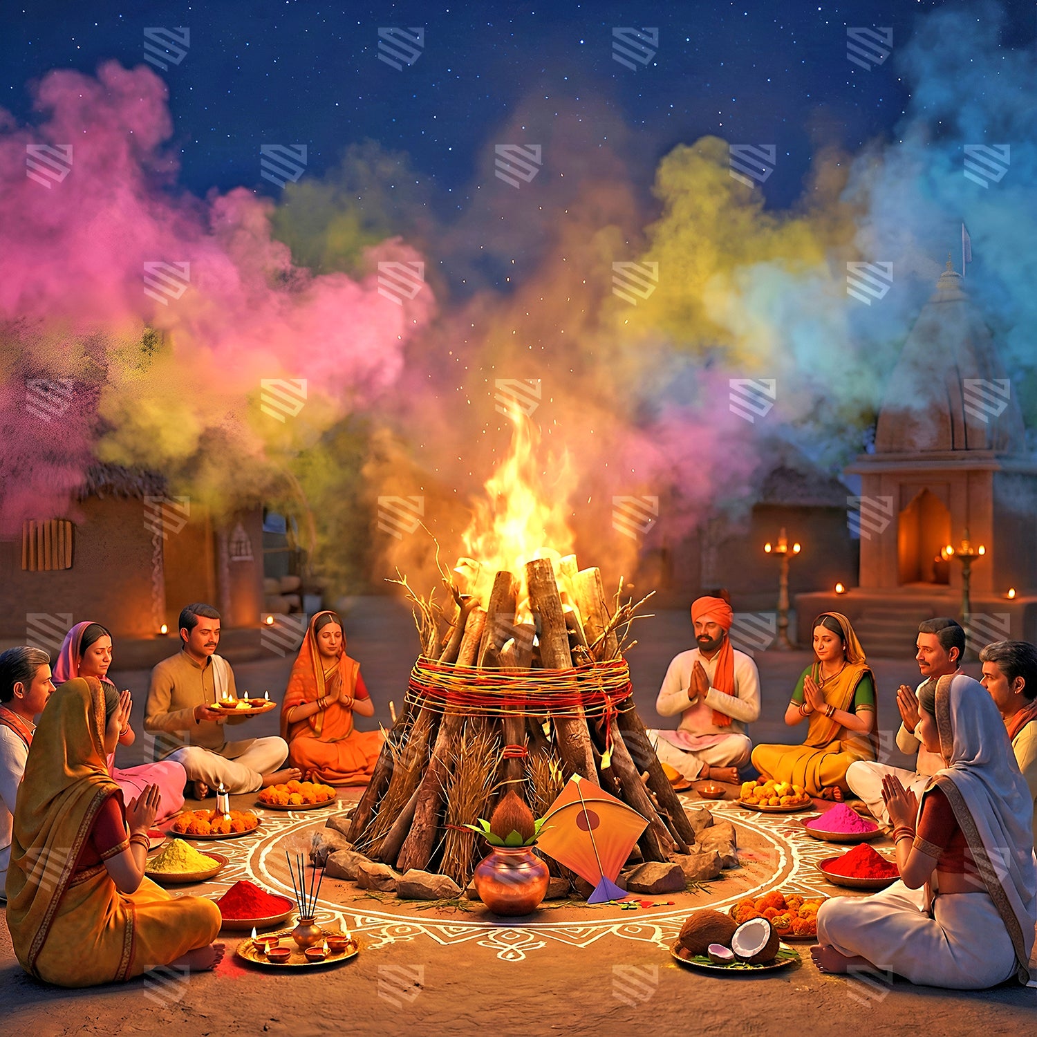 Holika Dahan Ceremony