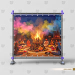 Holika Dahan Festival Backdrop