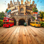 Iconic Cityscape Journey Backdrop