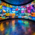 Immersive Digital Video Wall Backdrop