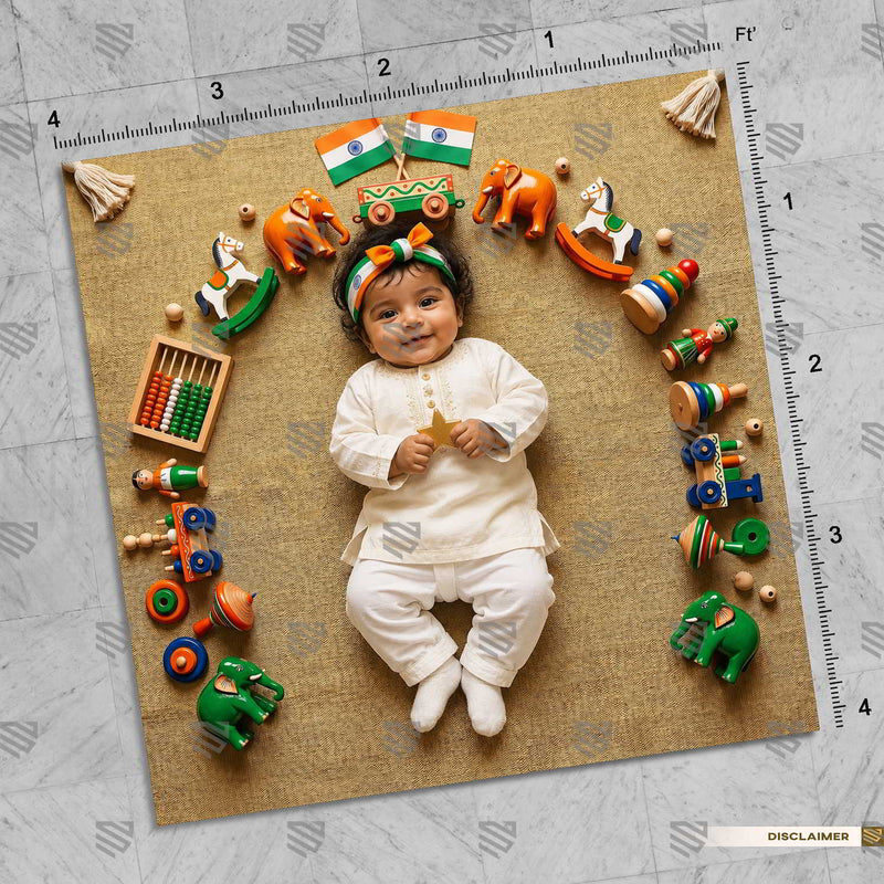 Independence Playtime Tales Newborn Baby Photography Backdrop