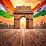 India Gate Patriotic Glory Backdrop