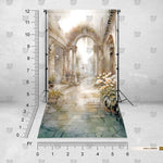 Elegant architectural photography background for model shoots