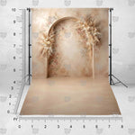 Ivory archway backdrop for creative studio photography