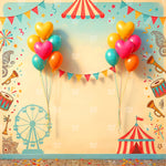 Joyful Carnival Celebration Backdrop
