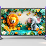Jungle Friends Backdrop