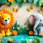 Jungle Buddy Tales Backdrop