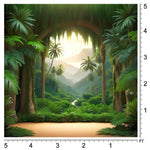 Jungle Sunrise Backdrop