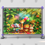 Color Carnival Baby Backdrop