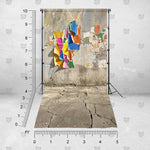 Kaleidoscope-inspired artistic background for portrait photography