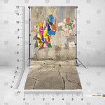 Artistic patterned photography background for model portraits