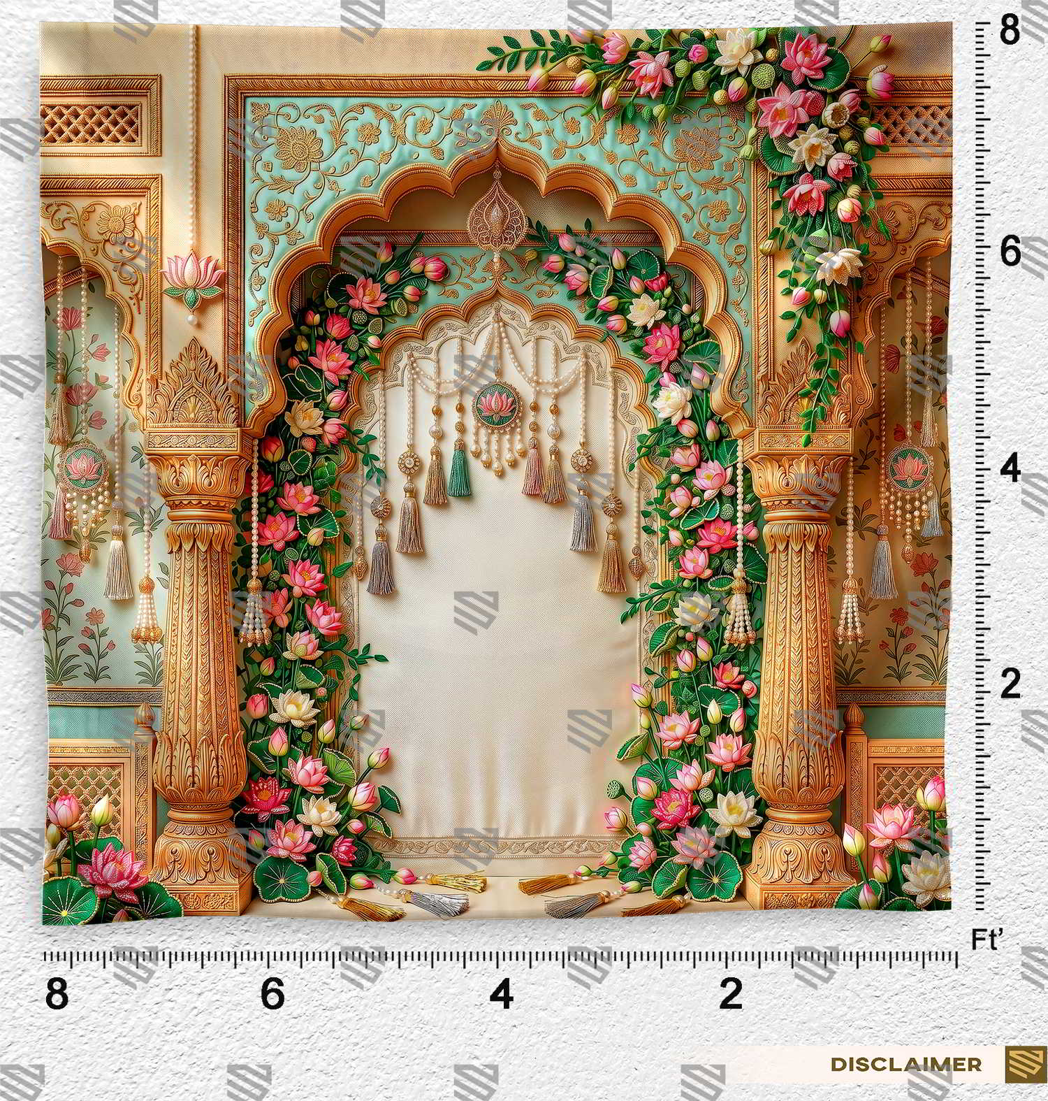 Traditional Darbar Backdrop