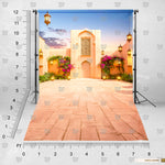 Elegant Courtyard Background