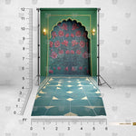 Decorative lotus photography background for model portraits