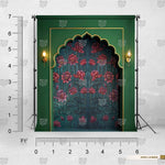 Lotus Bloom Pavilion backdrop for fashion photoshoots