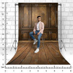 Wood Panel Maternity Backdrop