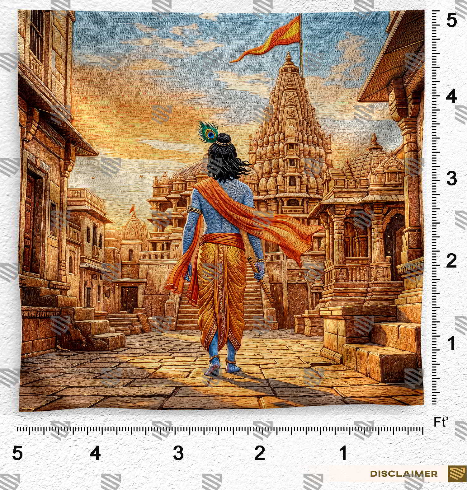 Krishna Arrival Backdrop