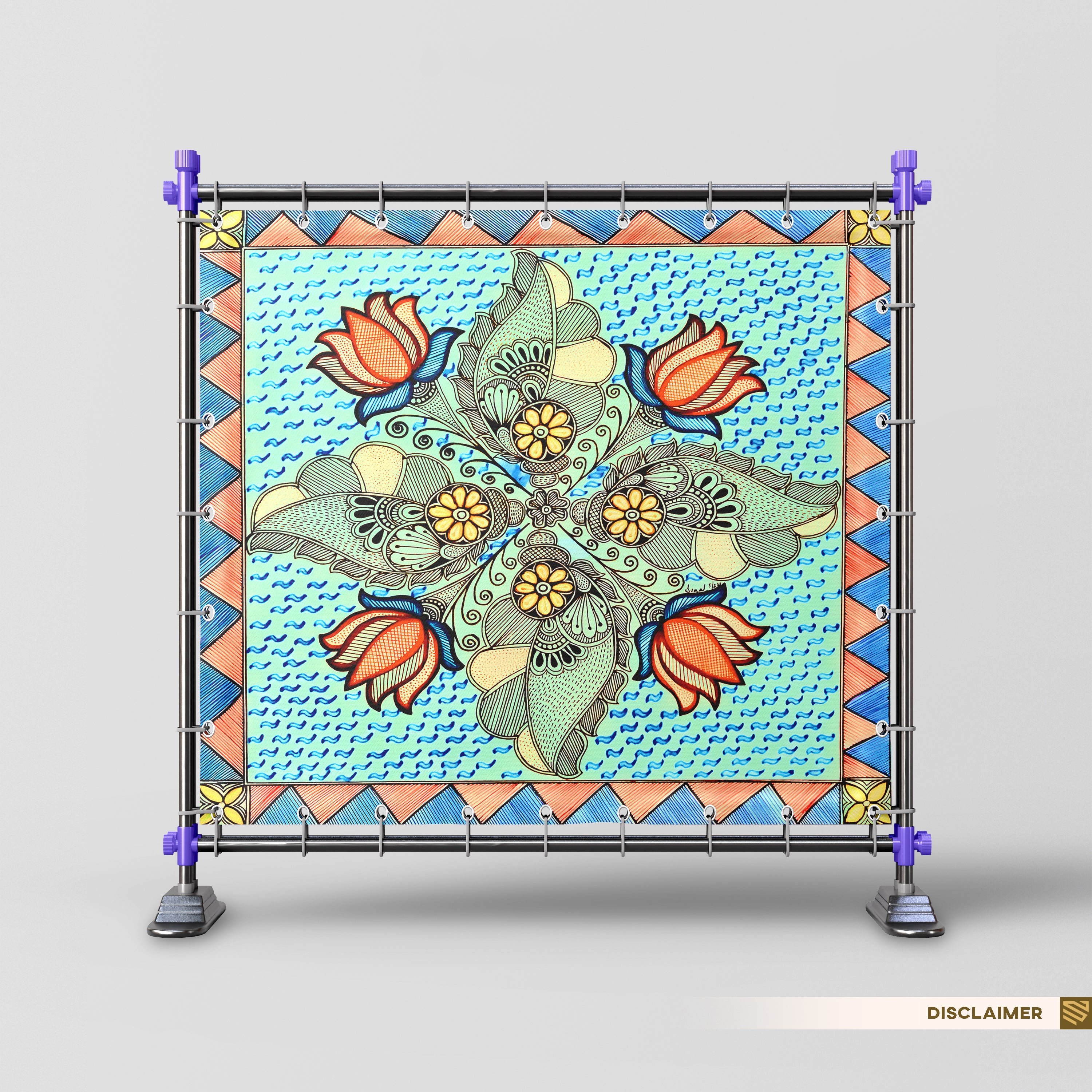 Madhubani Phool Rangoli