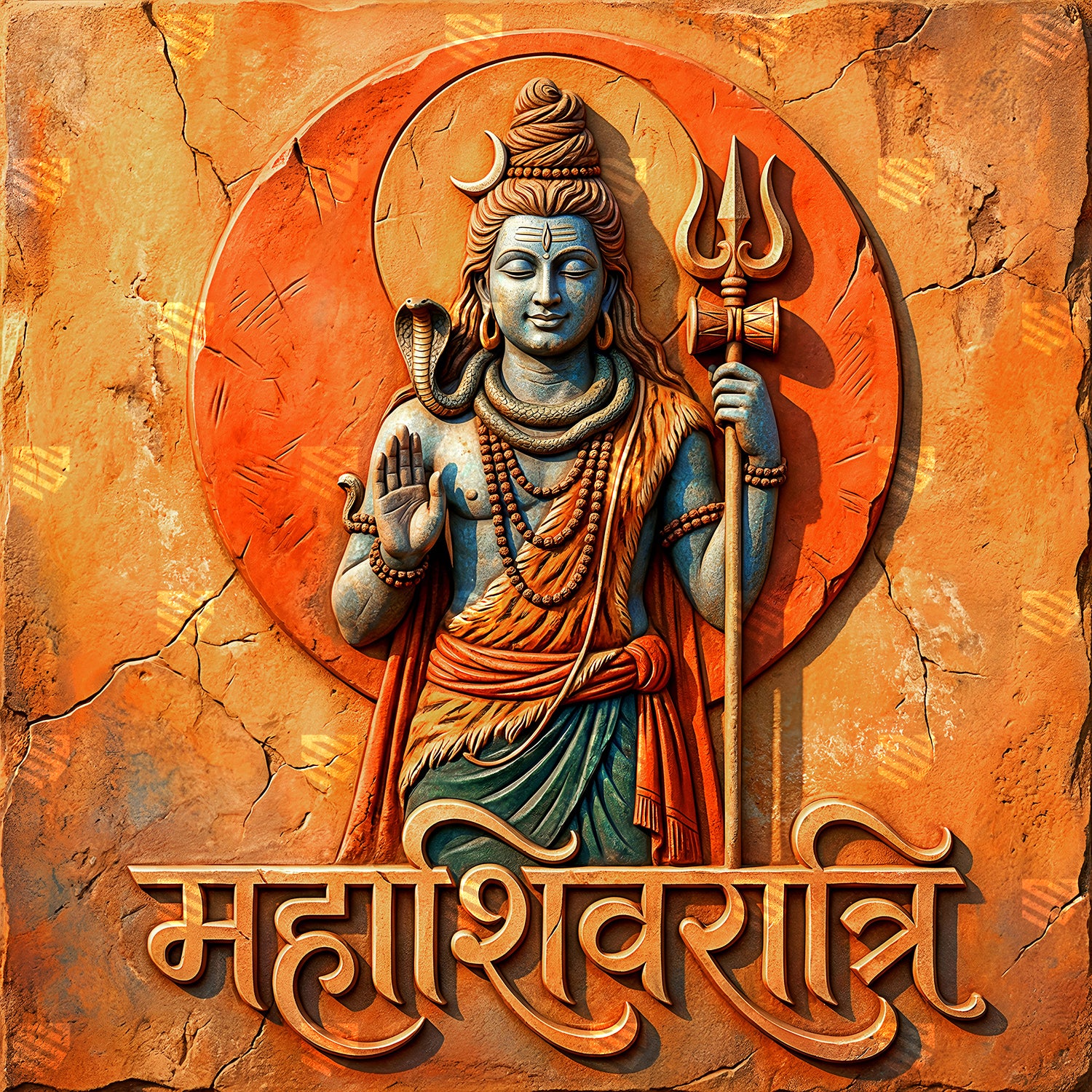 Mahadev Eternal Stone Form