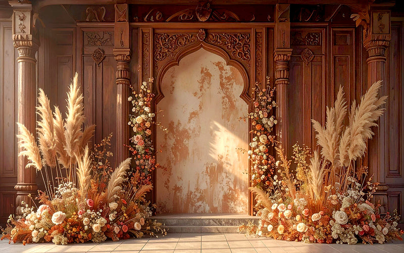 Majestic Heritage Door - Baby photoshoot Backdrop