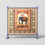Royal Elephant Frame Backdrop