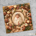 Makhan Leela Design Newborn Baby Photography Backdrop