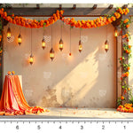 Floral Baby Photoshoot Backdrop