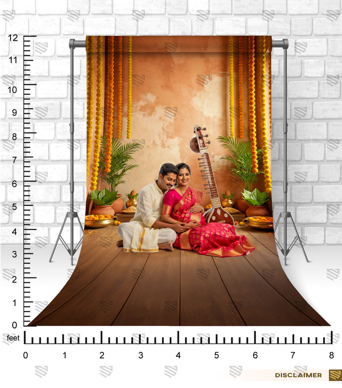 Marigold Ritual Haven - Maternity Backdrop