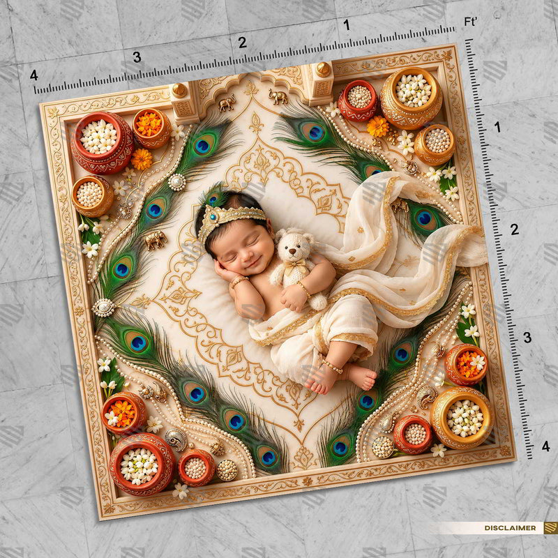 Mayur Grace Heritage Newborn Baby Photography Backdrop