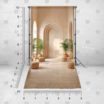 Mediterranean villa-inspired background for portrait photography