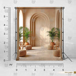 Mediterranean Villa Retreat photography backdrop for studio shoots