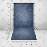 Deep blue textured background for studio photography
