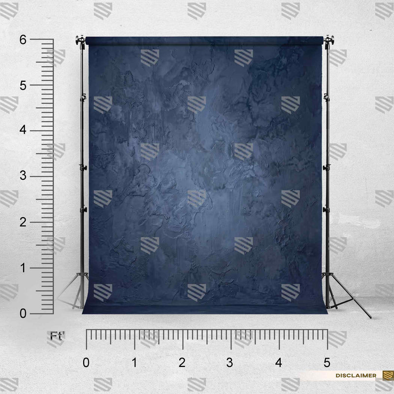 Midnight Sapphire Textured Photography Backdrop