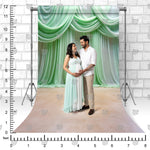 Mint Maternity Backdrop