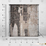 Monochrome Distressed Wall photography backdrop for studio portraits