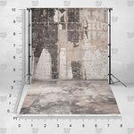 Monochrome Distressed Wall Show Stopper studio backdrop