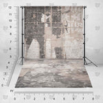 Monochrome Distressed Wall photography backdrop by BackdropIndia