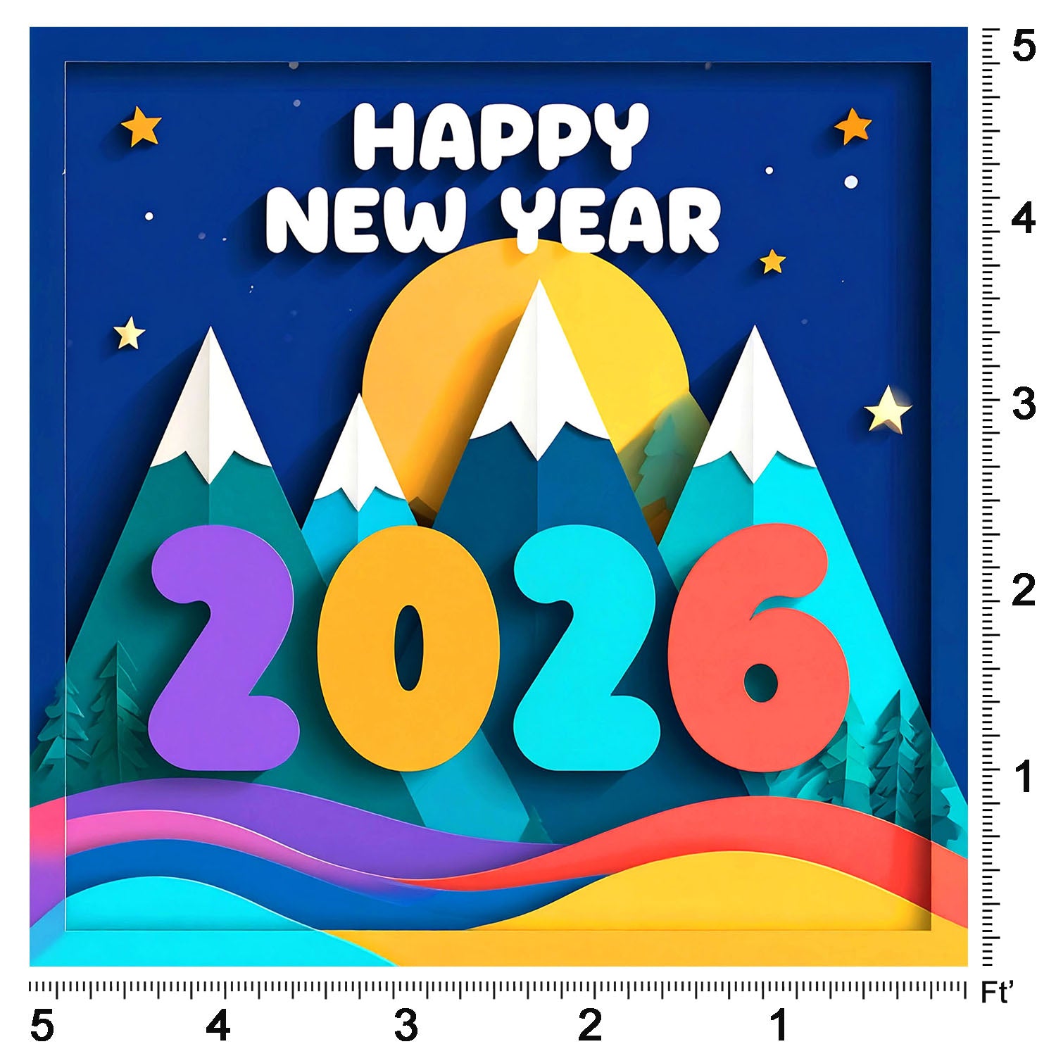 Mountain Vibrant Dawn