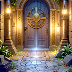 Secret Doorway Background