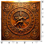 Nataraja Temple Art Backdrop