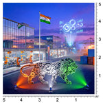 Modern India Backdrop
