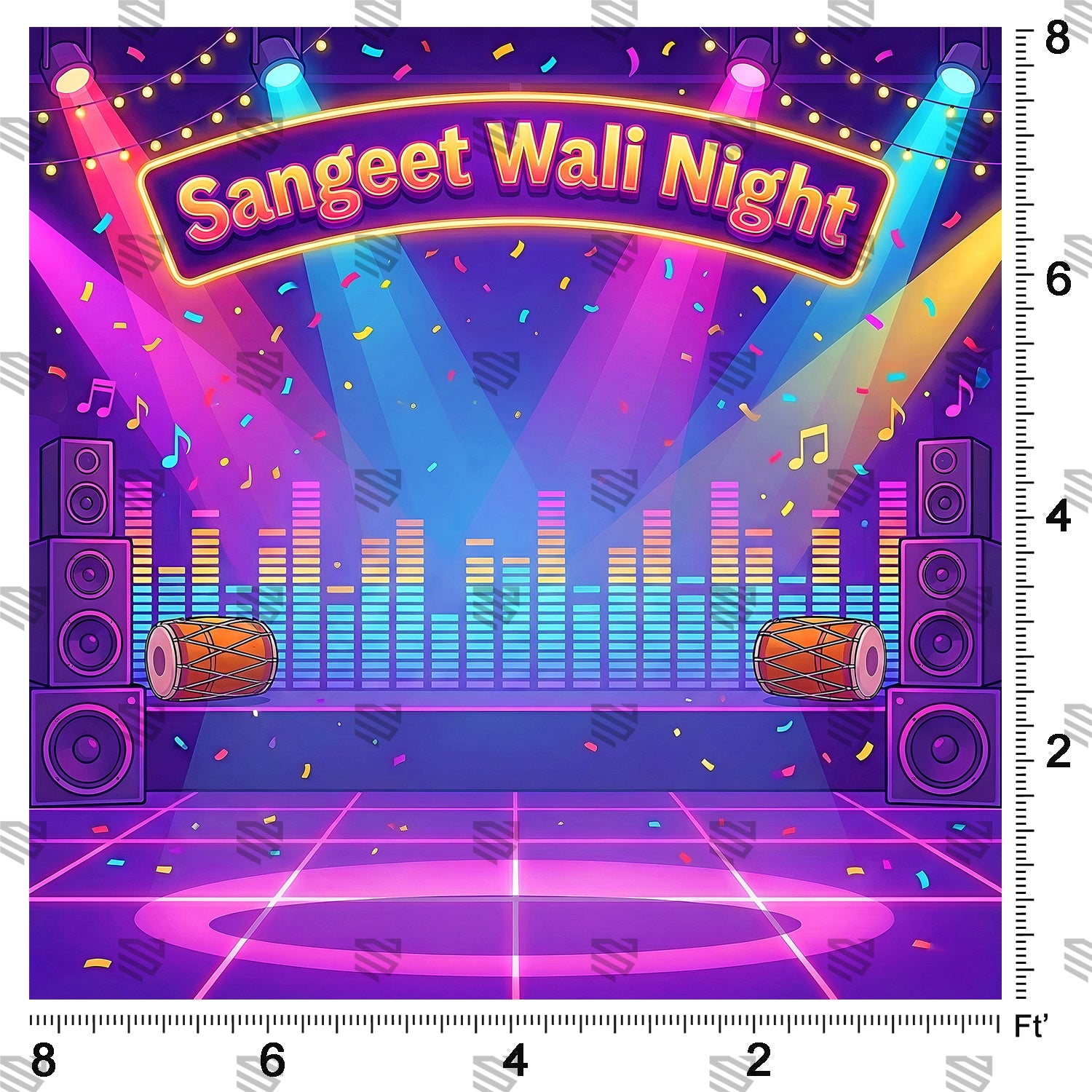 Neon Sangeet Celebration